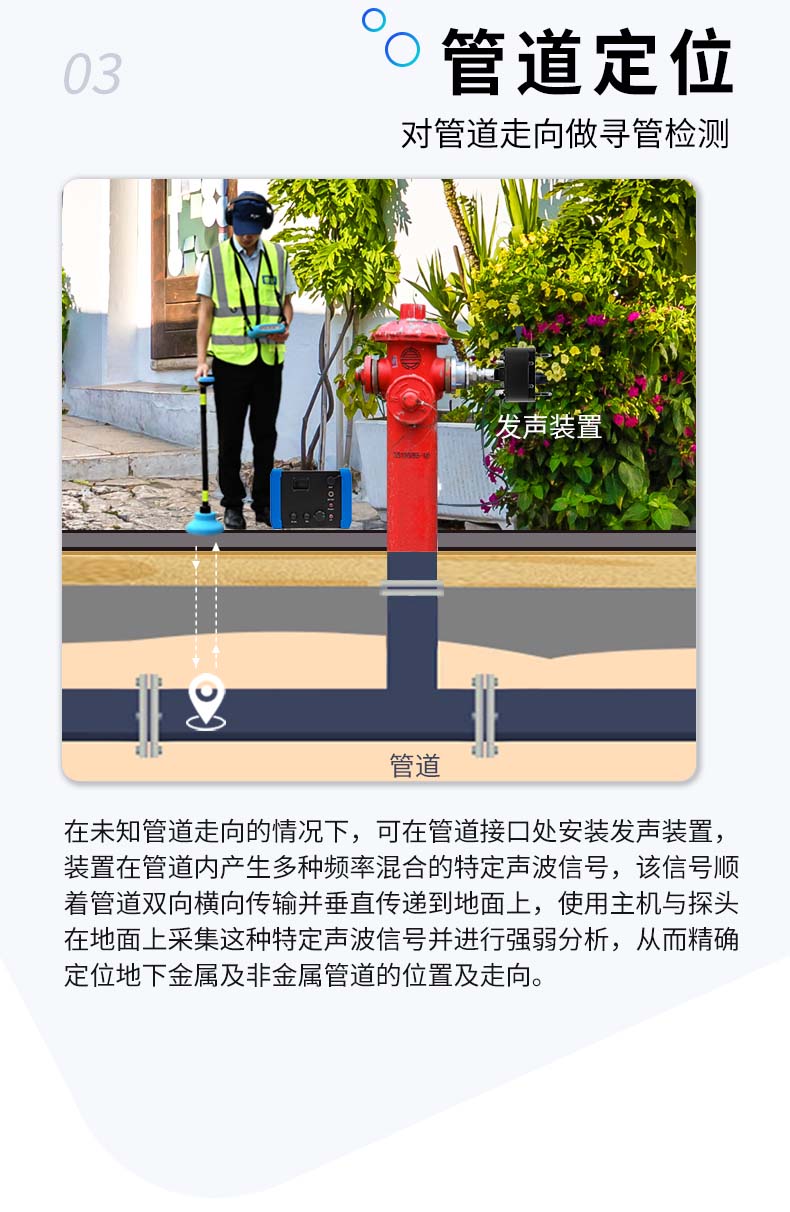 PQ-BT30無線測漏儀管道定位