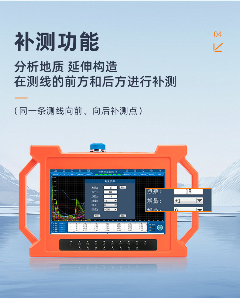 普奇GT500A天然電場(chǎng)勘探儀