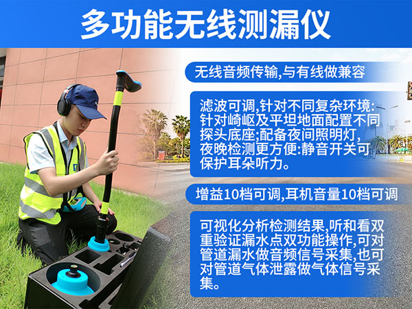 普奇BT20無(wú)線漏水檢測(cè)儀（聲震+氣體）