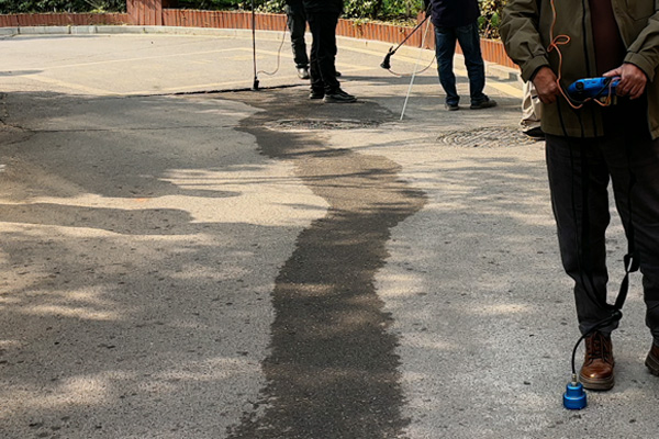 漏水檢測現(xiàn)場